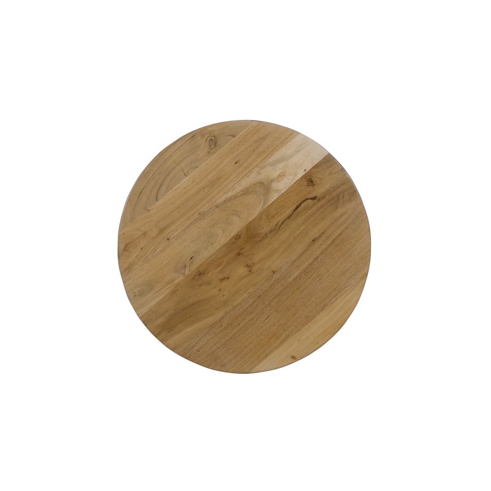 Ames Solid Wood Modern 20" Round End Table. Picture 7