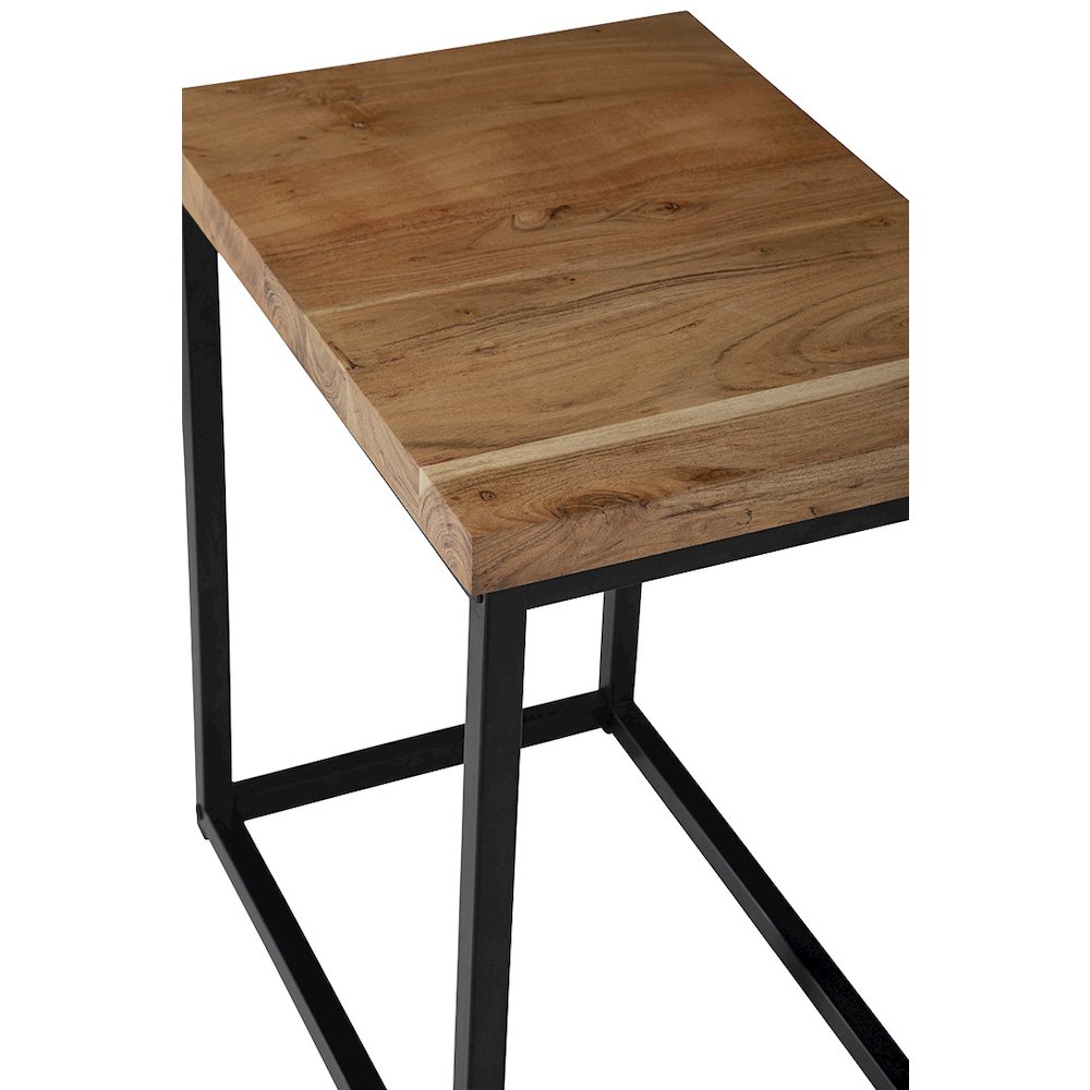 Ames Solid Wood Modern Chairside End Table. Picture 3