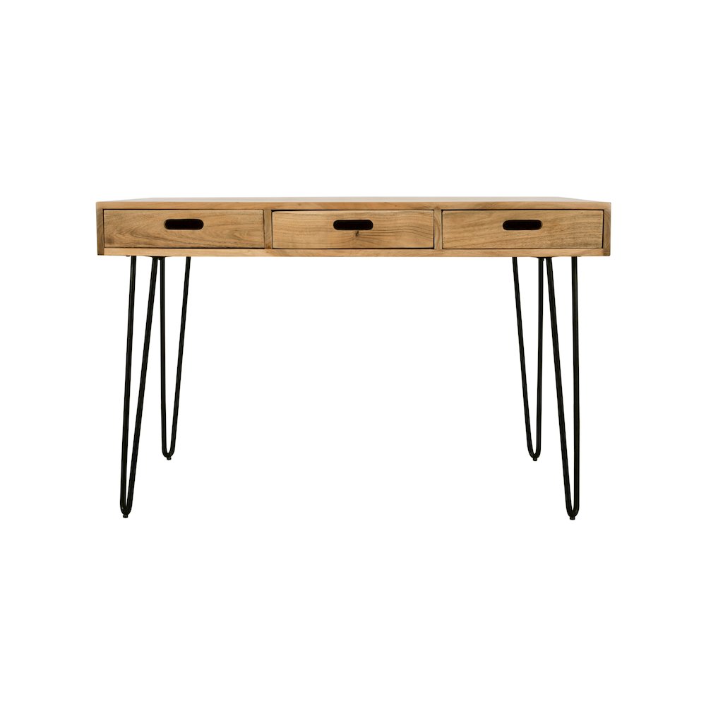 Rollins 52" Solid Hardwood Modern Counter Dining Table with Storage. Picture 8
