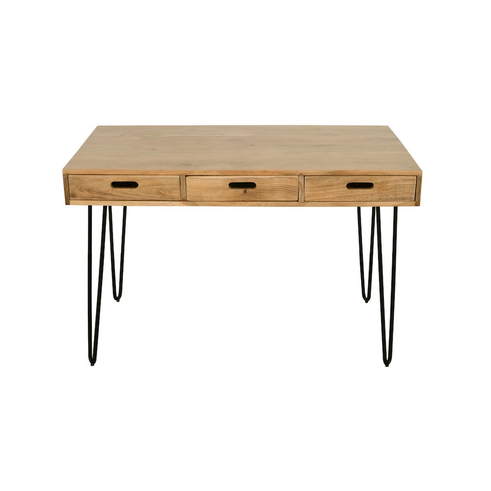 Rollins 52" Solid Hardwood Modern Counter Dining Table with Storage. Picture 1