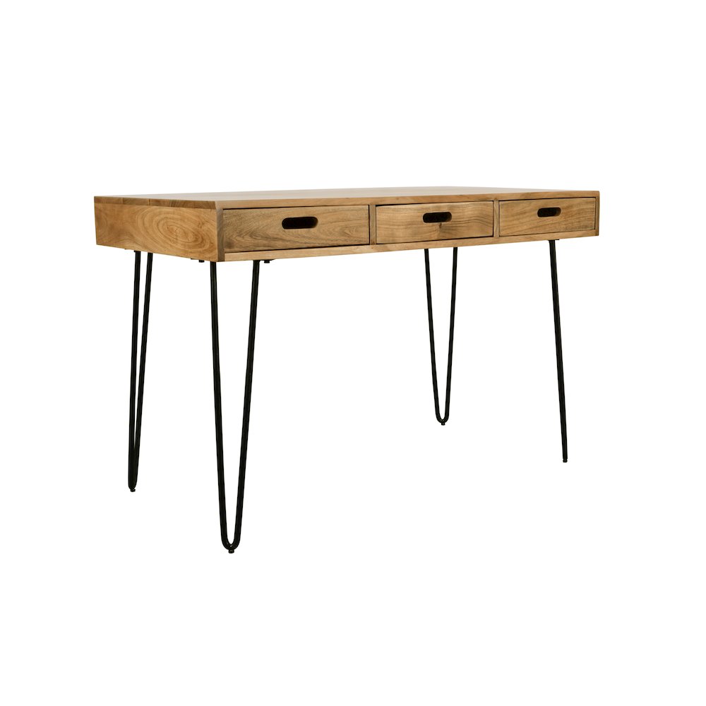Rollins 52" Solid Hardwood Modern Counter Dining Table with Storage. Picture 10