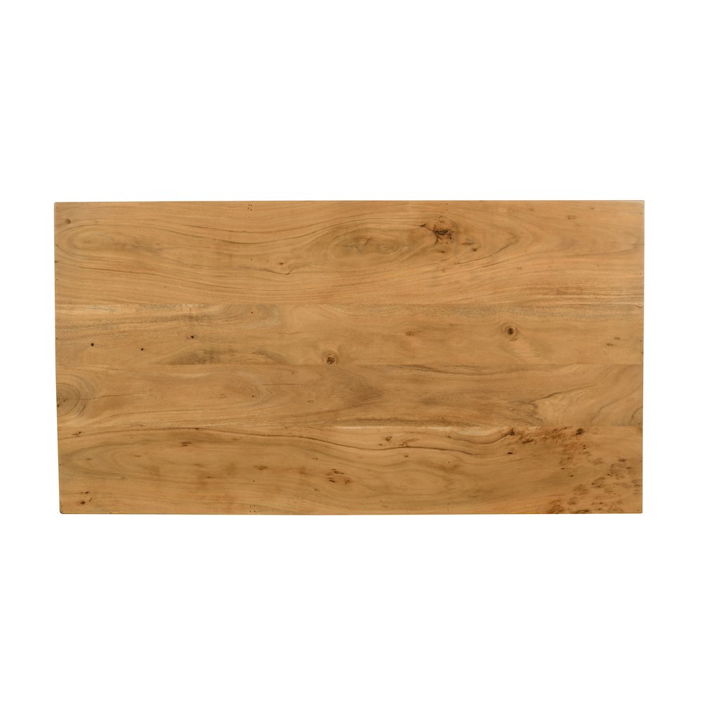 Rollins 52" Solid Hardwood Modern Counter Dining Table with Storage. Picture 7