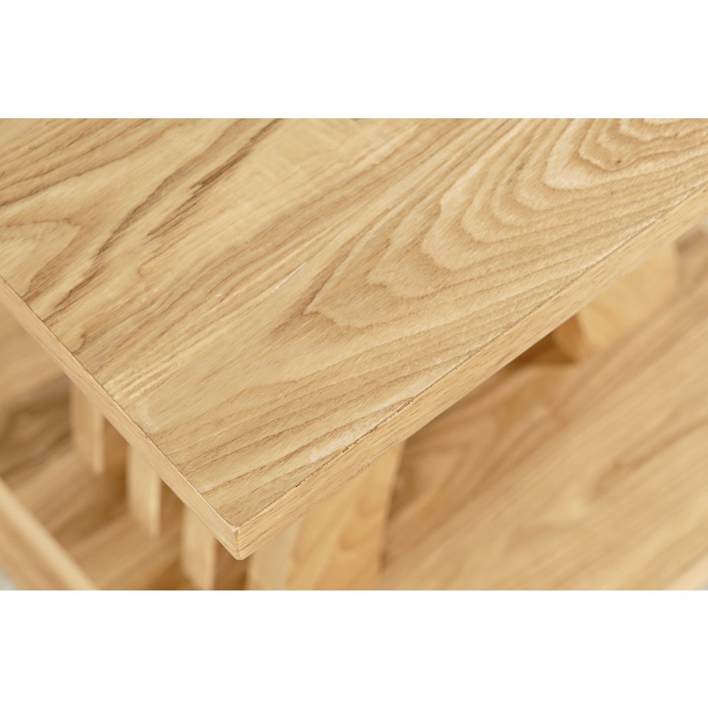 Anthology Contemporary Curved Base Square End Table. Picture 4