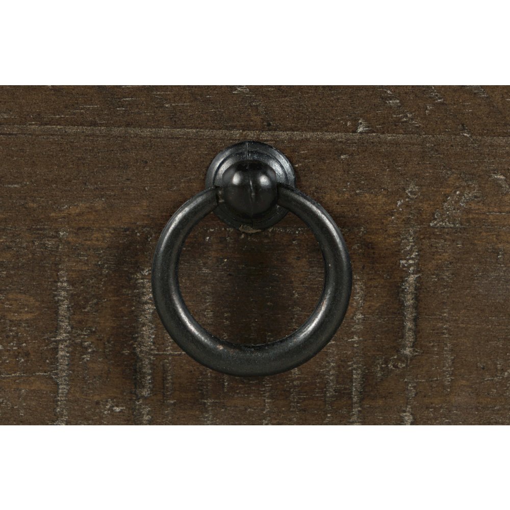 Devon Farmhouse Distressed Solid Wood End Table. Picture 4