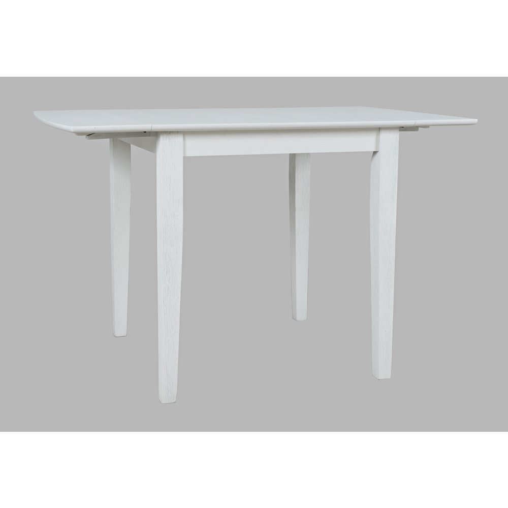 Coastal Wire-Brushed Acacia Drop-Leaf Coastal Wire-Brushed Acacia Dining Table. Picture 2
