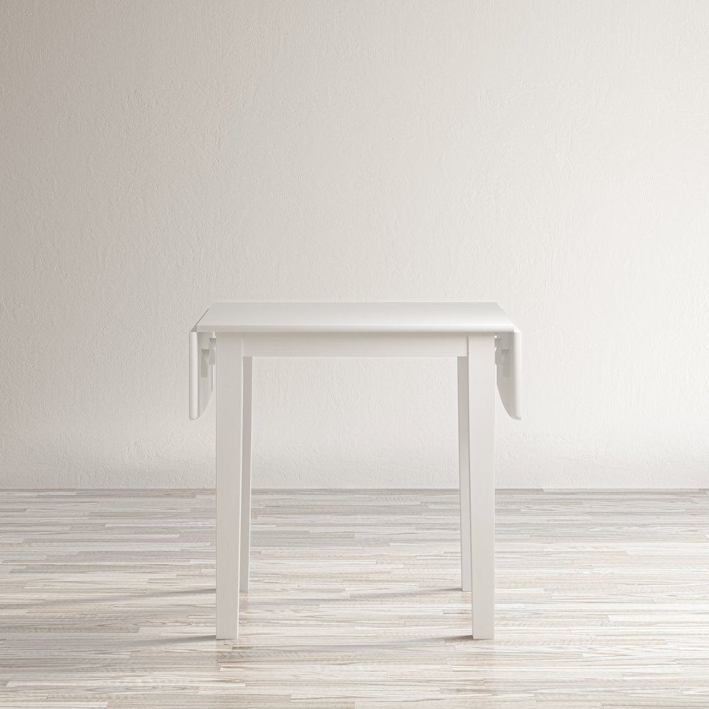 Eastern Tides Coastal Wire-Brushed Acacia Three Piece Cross-Back Dining Set. Picture 11