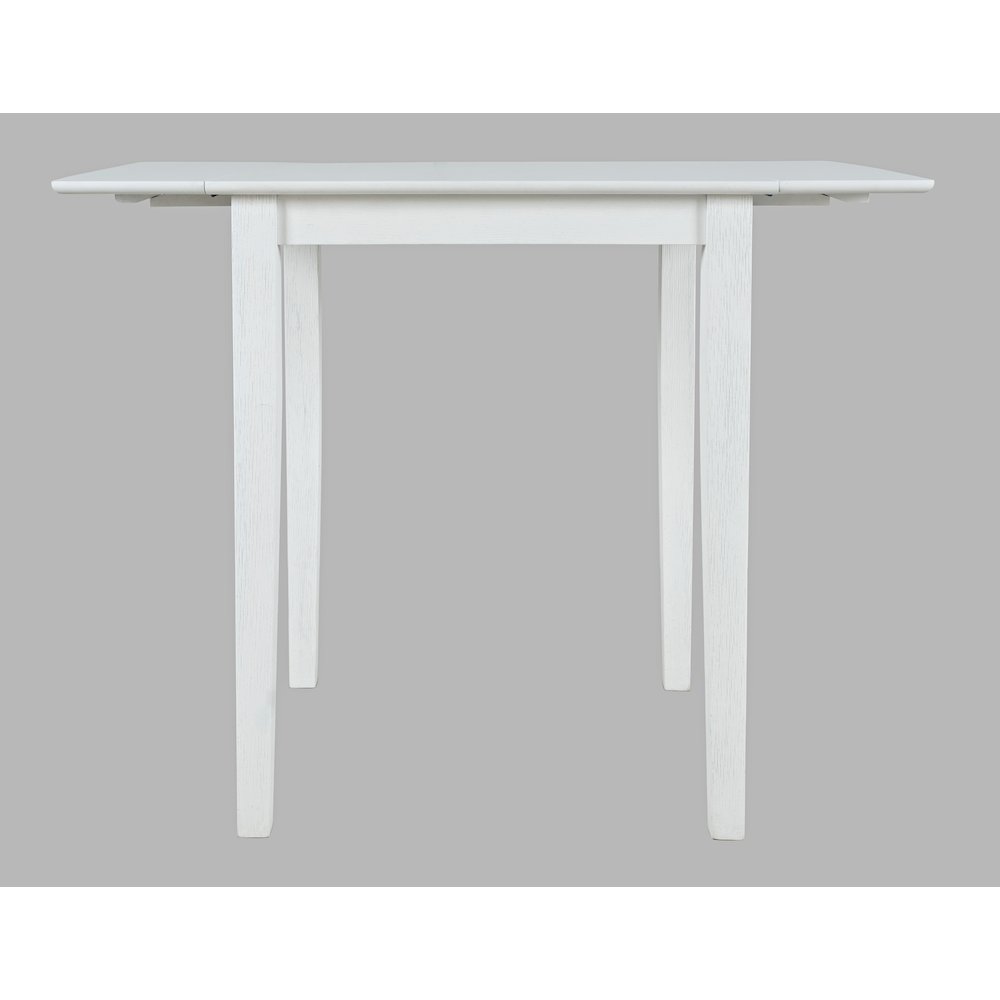 Eastern Tides Coastal Wire-Brushed Acacia Drop-Leaf Counter Height Dining Table. Picture 1