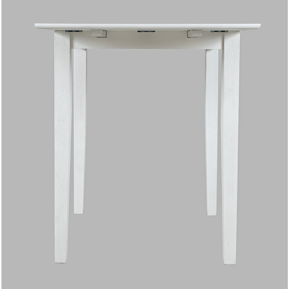 Eastern Tides Coastal Wire-Brushed Acacia Drop-Leaf Counter Height Dining Table. Picture 6