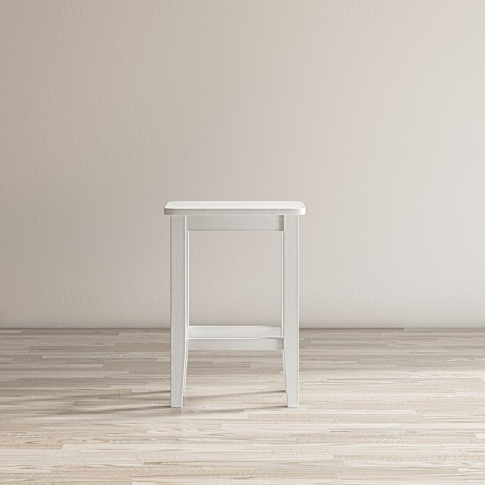 Eastern Tides Coastal Wire-Brushed Wood Backless Counter Barstool (Set of 2). Picture 9