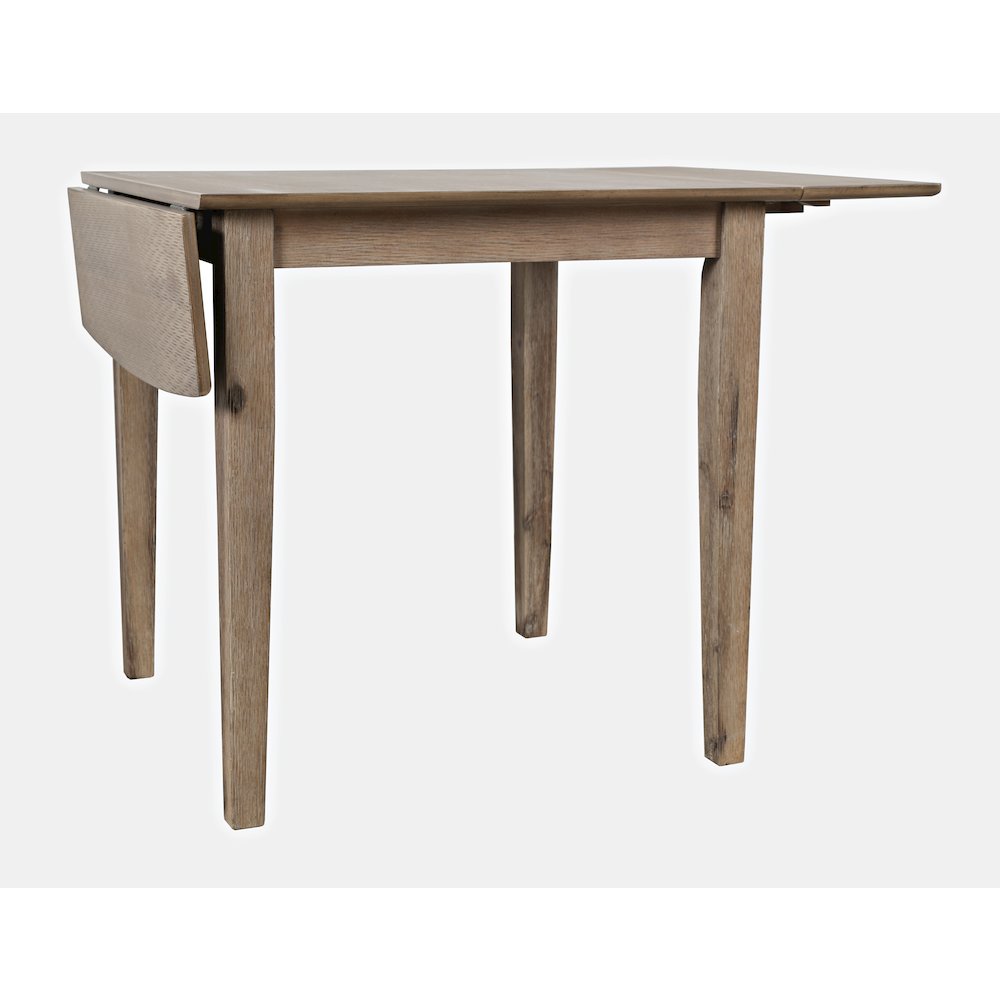 Coastal Wire-Brushed Acacia Drop-Leaf Coastal Wire-Brushed Acacia Dining Table. Picture 7