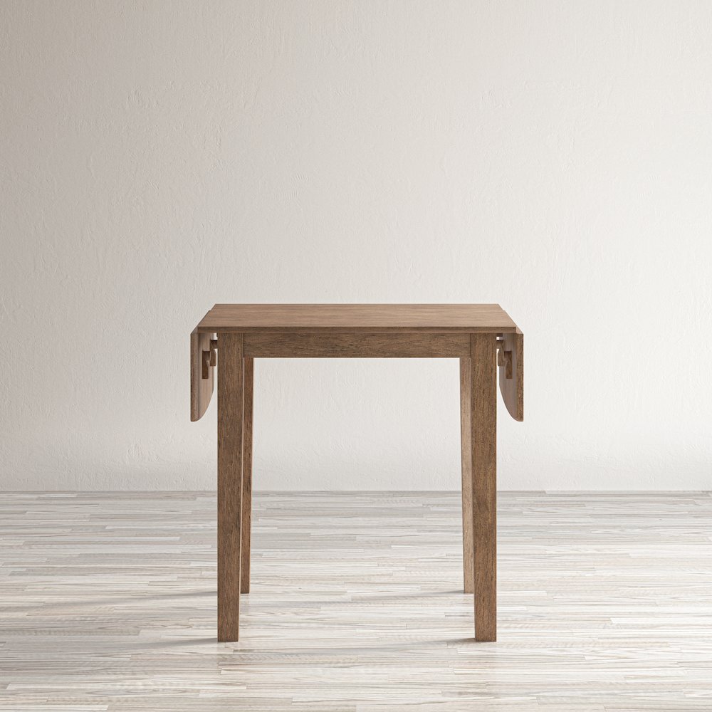 Eastern Tides Coastal Wire-Brushed Wood Three Piece Cross-Back Dining Set. Picture 11
