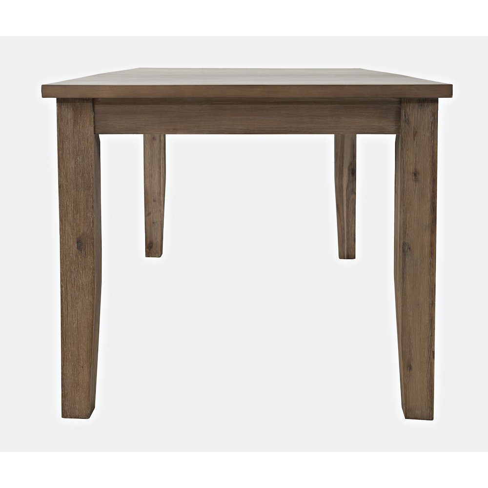 Eastern Tides Coastal Wire-Brushed Wood 66" Extendable Dining Table. Picture 5