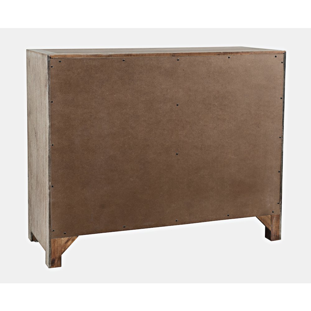 Gramercy Mid-Century Modern Chevron Two Door 40" Accent Chest. Picture 8