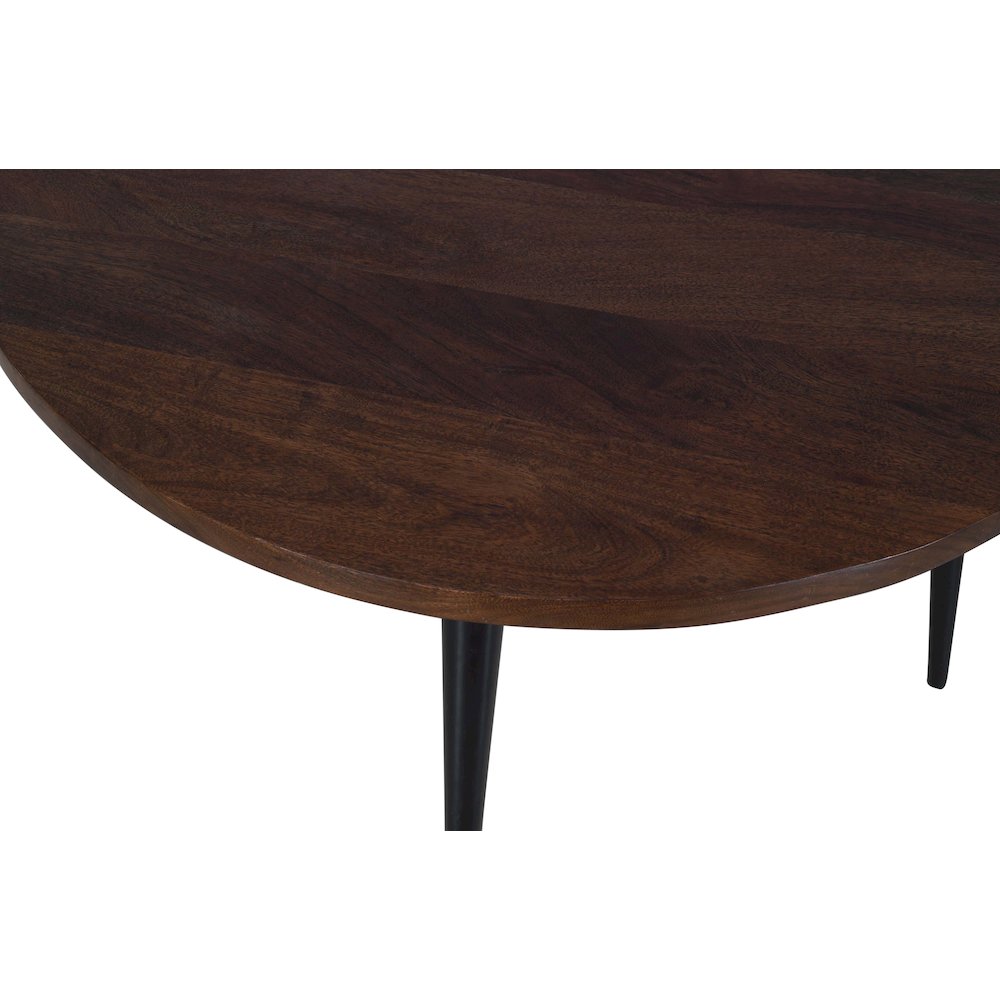 Prelude 42" Round Modern Solid Acacia Wood Dining Table. Picture 4