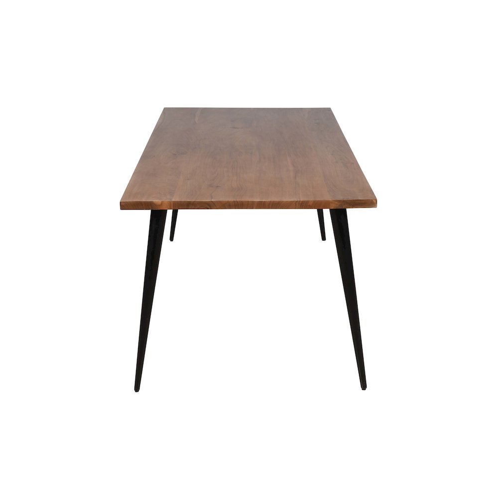 Prelude 70" Mid-Century Modern Solid Acacia Wood Dining Table. Picture 5