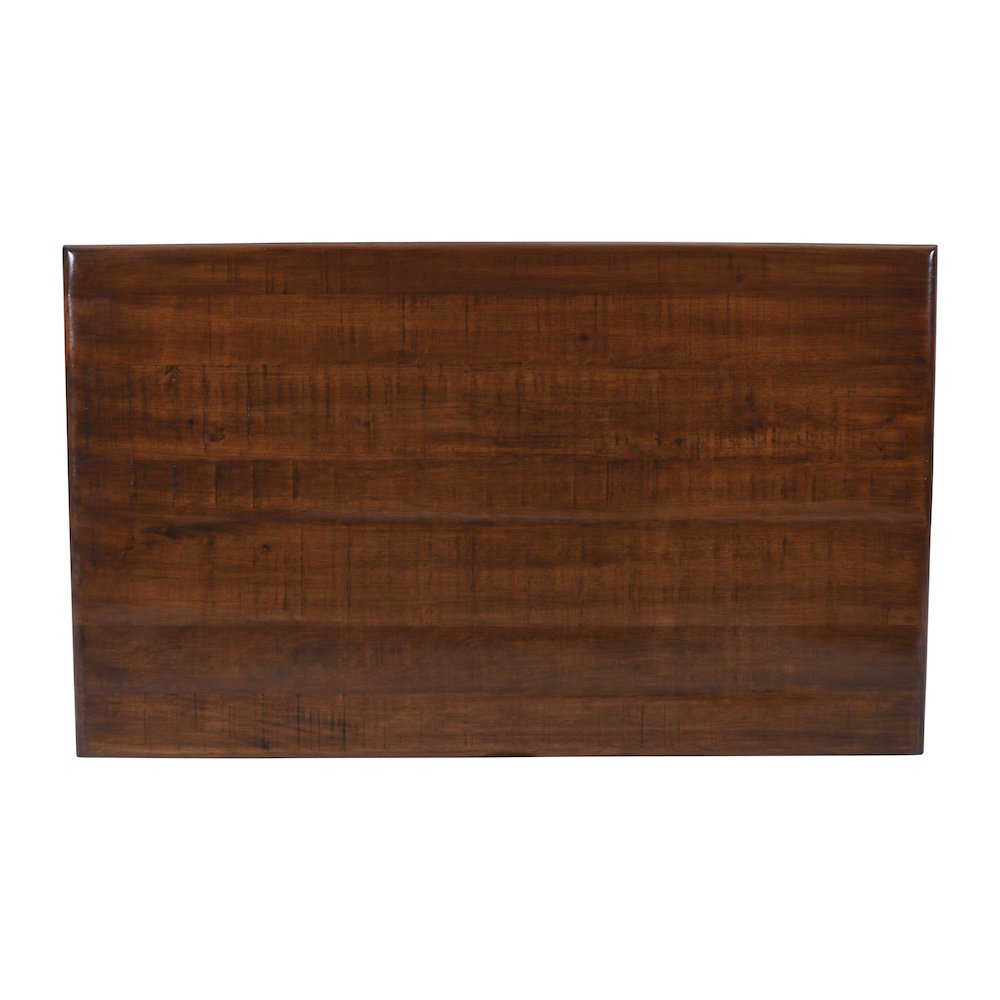 Larson Modern Industrial 50" Solid Wood Coffee Table with Storage. Picture 6