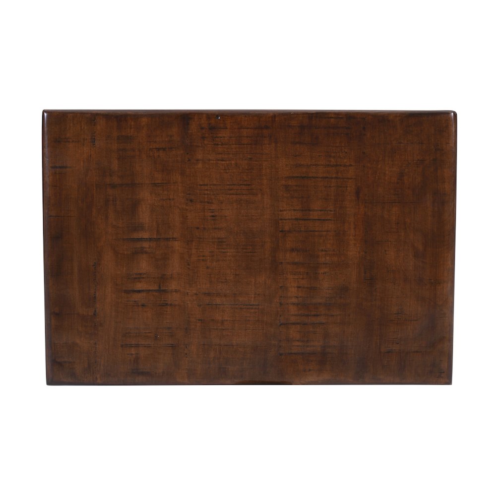 Larson Modern Industrial Solid Wood Chairside End Table with Storage. Picture 6