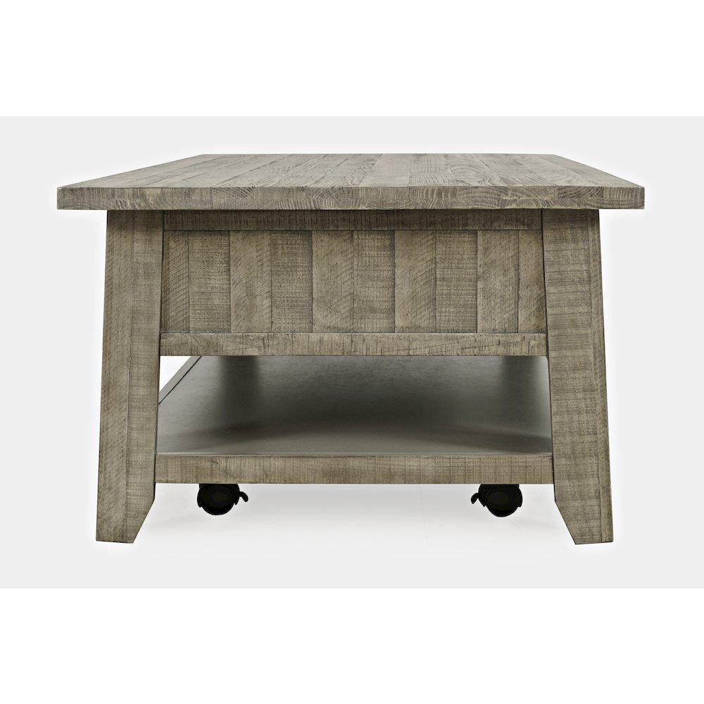 Rustic Farmhouse Solid Wood 50" Coffee Table. Picture 7