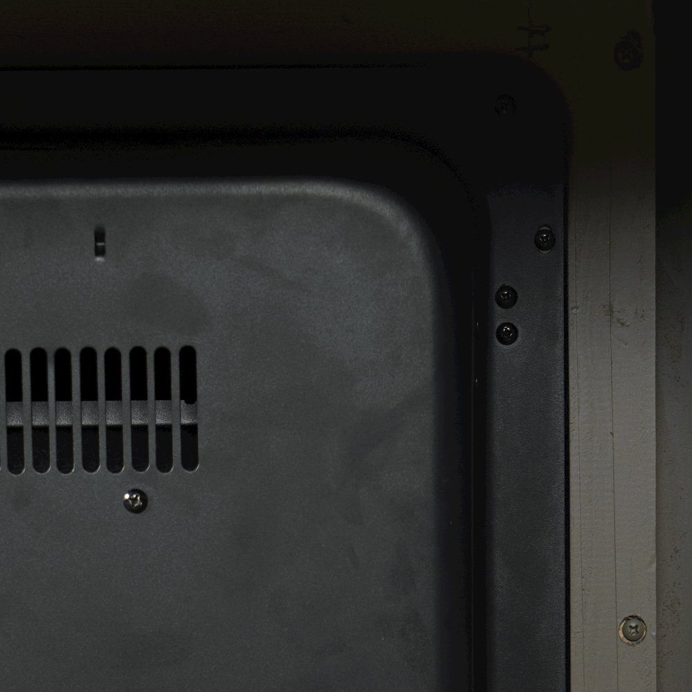 Telluride Rustic Farmhouse Solid Wood 32" Electric Fireplace TV Stand Console. Picture 5