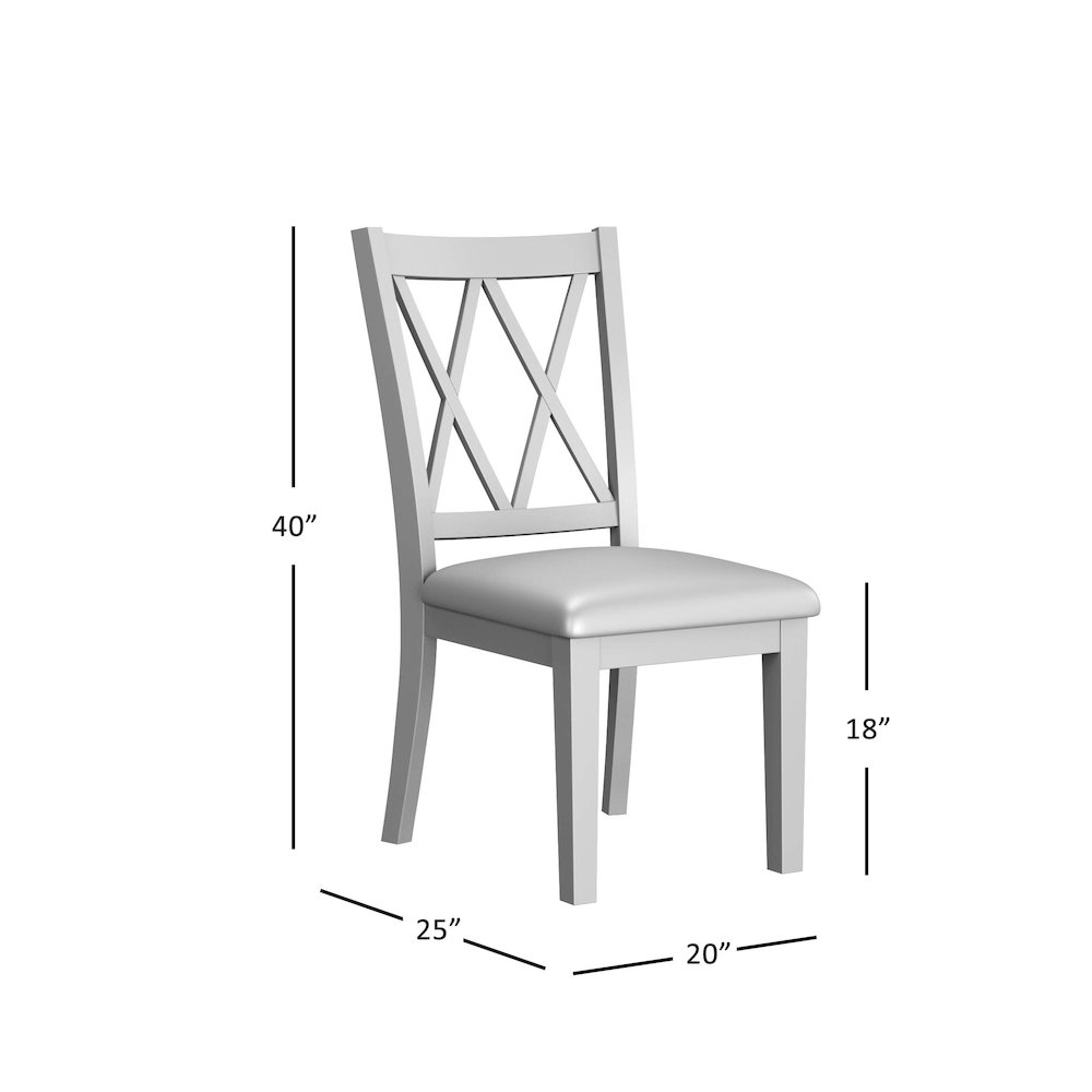 Telluride Rustic Farmhouse Solid Wood Dining Chair (Set of 2). Picture 10