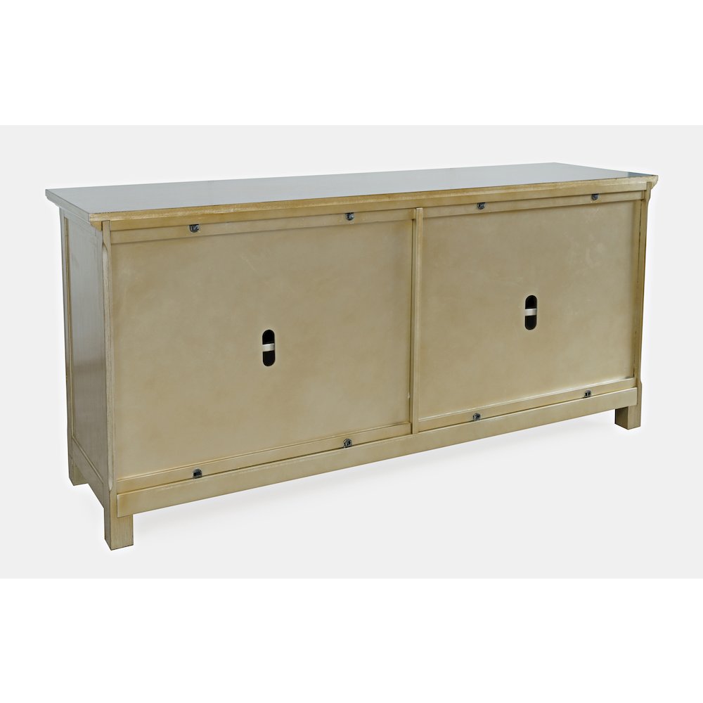 Isabella 69" Luxury Mirrored Sideboard Storage Cabinet. Picture 8