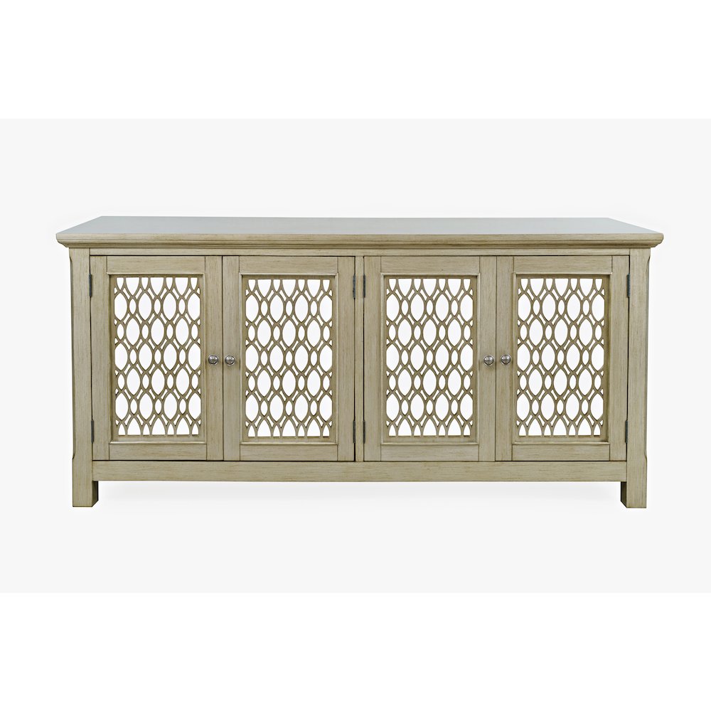 Isabella 69" Luxury Mirrored Sideboard Storage Cabinet. Picture 2
