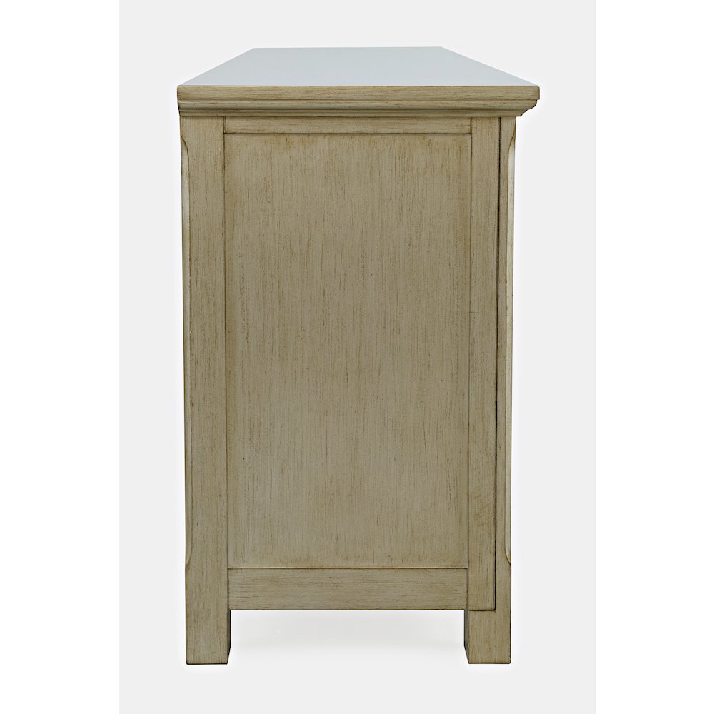Isabella 69" Luxury Mirrored Sideboard Storage Cabinet. Picture 9