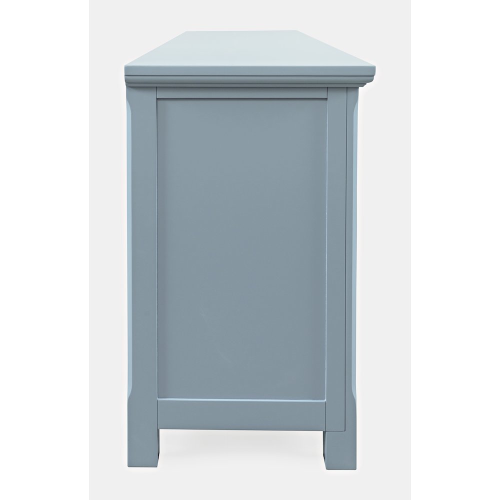 Isabella 86" Luxury Mirrored Sideboard Storage Cabinet. Picture 9