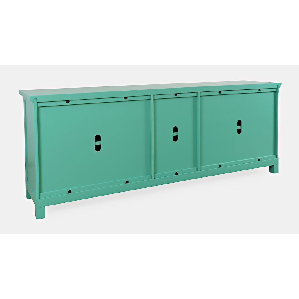 Isabella 86" Luxury Mirrored Sideboard Storage Cabinet. Picture 8