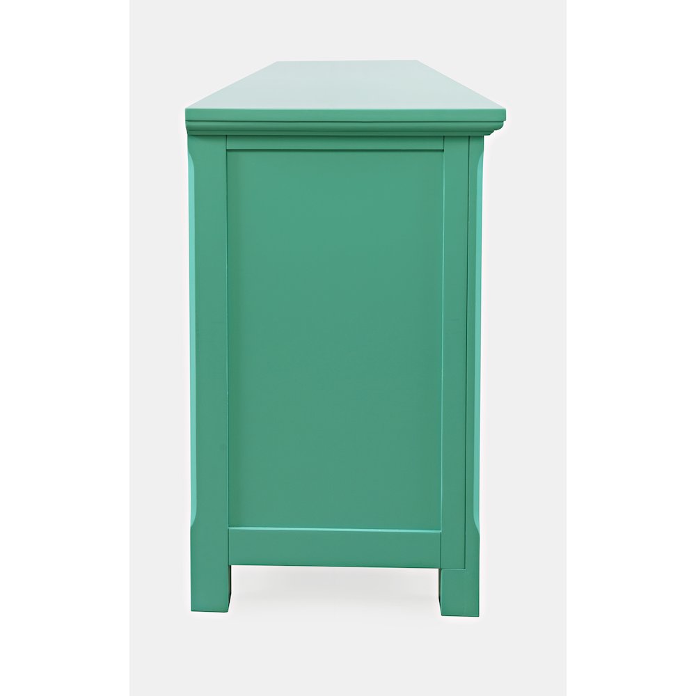 Isabella 86" Luxury Mirrored Sideboard Storage Cabinet. Picture 9