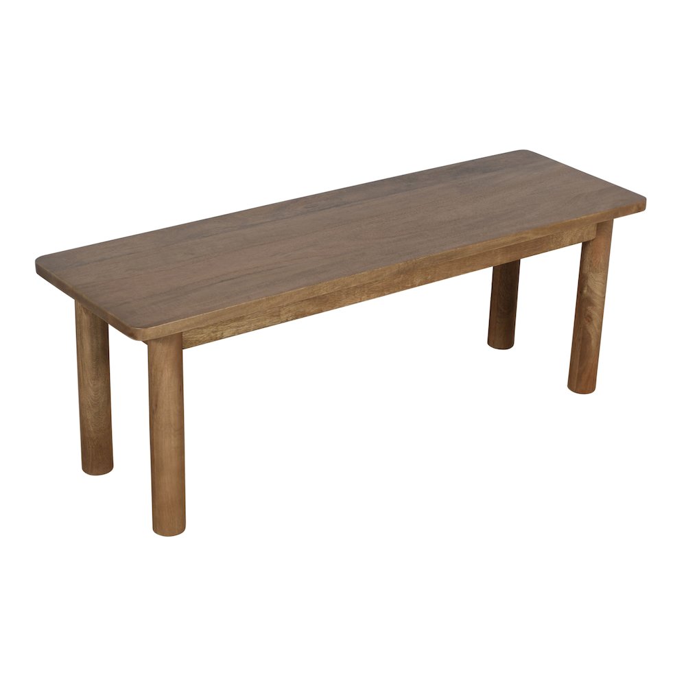 Bodhi 50" Rustic Solid Wood Dining Bench. Picture 8