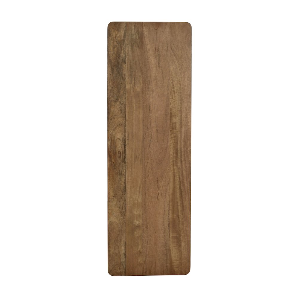 Bodhi 50" Rustic Solid Wood Dining Bench. Picture 7