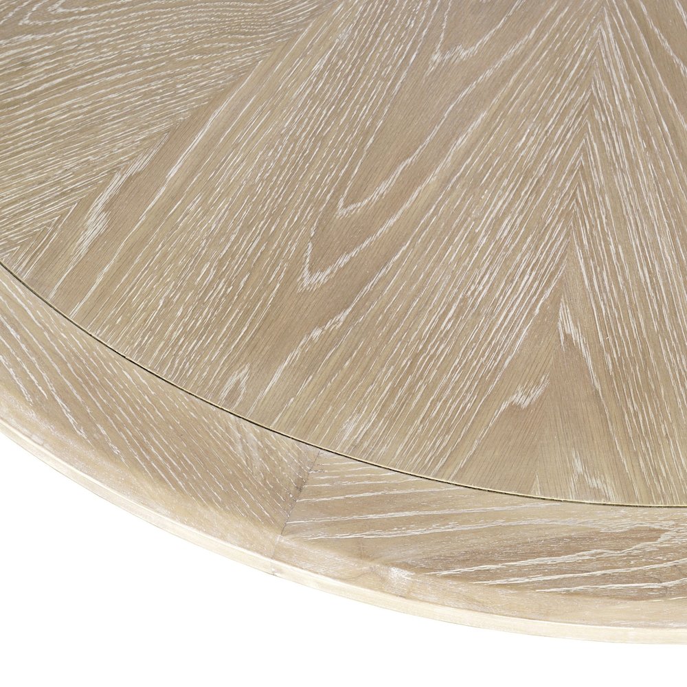Bonn Mid-Century Modern 50" Round Pedestal Dining Table. Picture 3