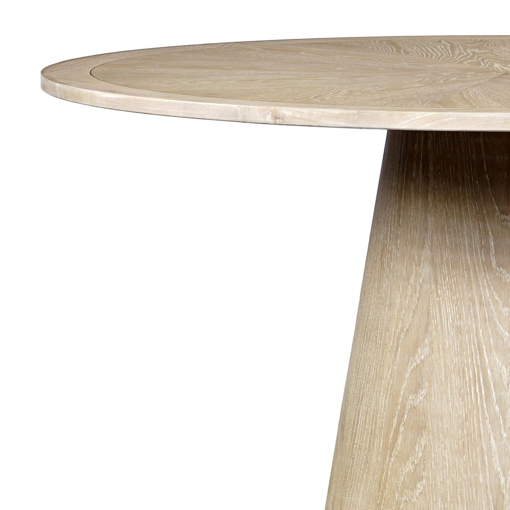 Bonn Mid-Century Modern 50" Round Pedestal Dining Table. Picture 4