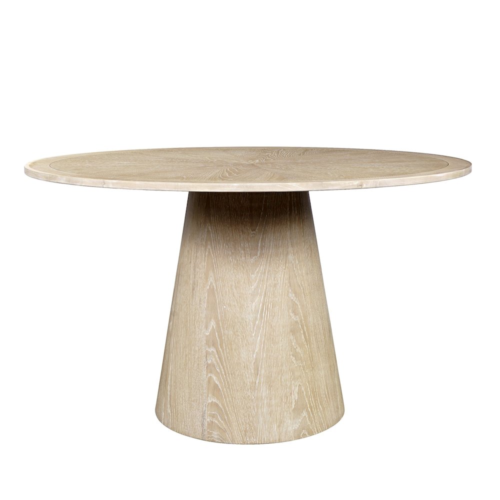 Bonn Mid-Century Modern 50" Round Pedestal Dining Table. Picture 1