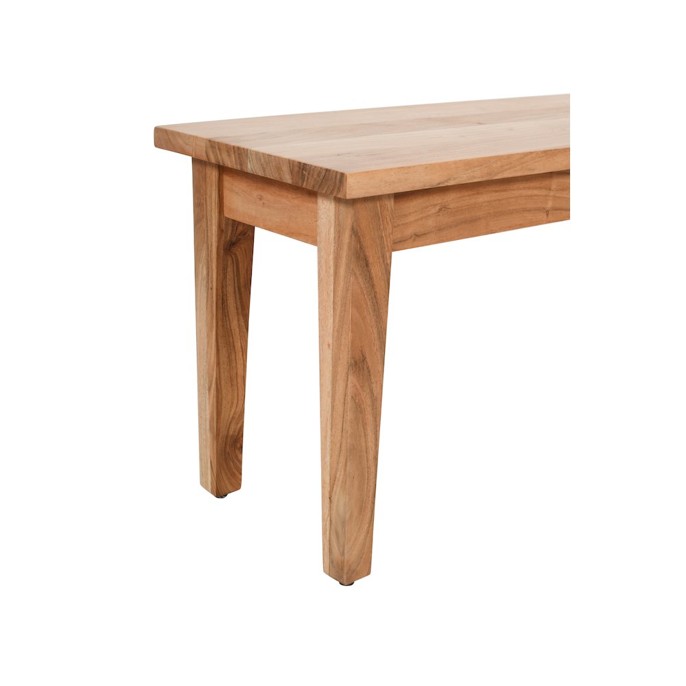 Colby 42" Traditional Classic Solid Hardwood Bench. Picture 5