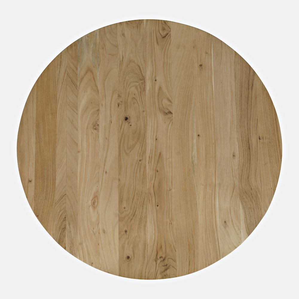 Colby 40" Round Traditional Classic Solid Hardwood Dropleaf Dining Table. Picture 8