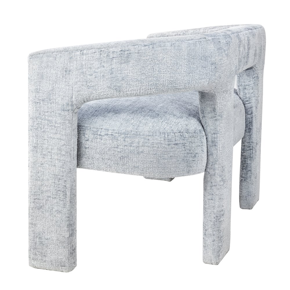 Gwen Modern Luxury Jacquard Fabric Upholstered Sculpture Bench. Picture 4