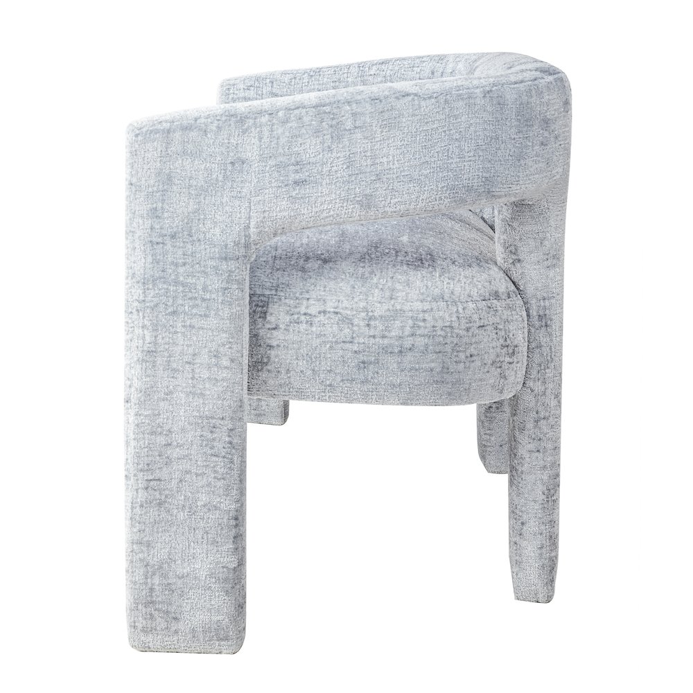 Gwen Modern Luxury Jacquard Fabric Upholstered Sculpture Bench. Picture 3