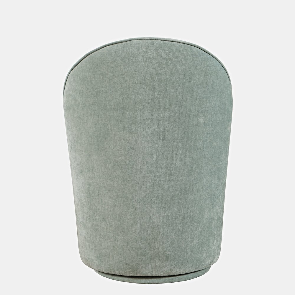 Landon Mid-Century Modern Upholstered Swivel Dining Chair (Set of 2). Picture 4