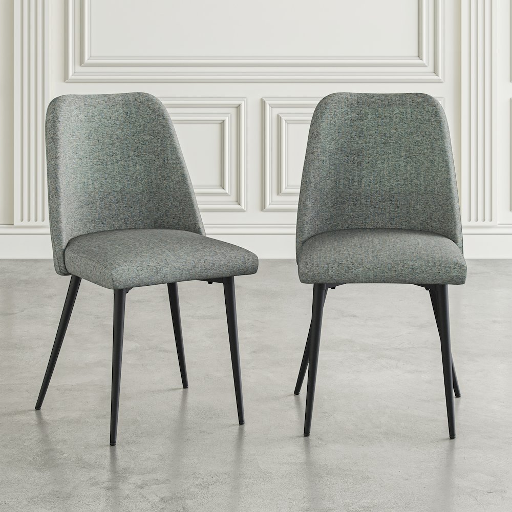 Macey Contemporary Modern Upholstered Dining Chair (Set of 2). Picture 9
