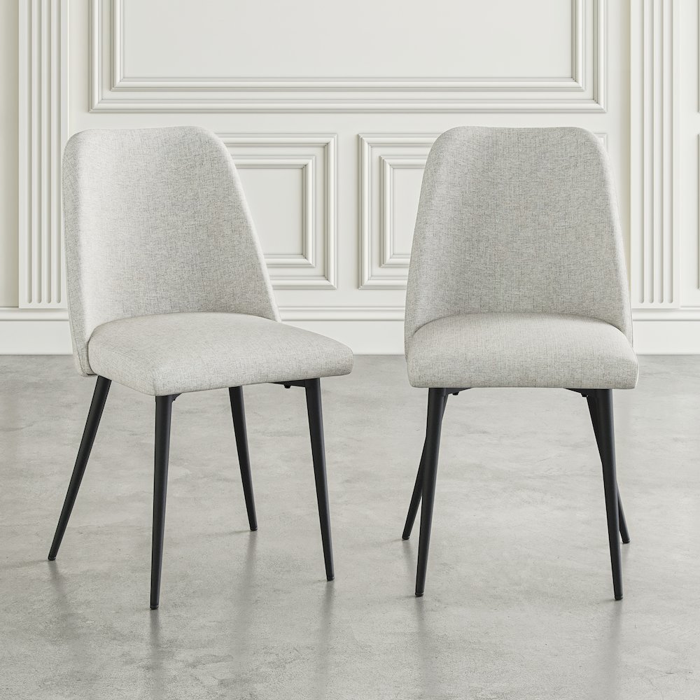 Macey Contemporary Modern Upholstered Dining Chair (Set of 2). Picture 9