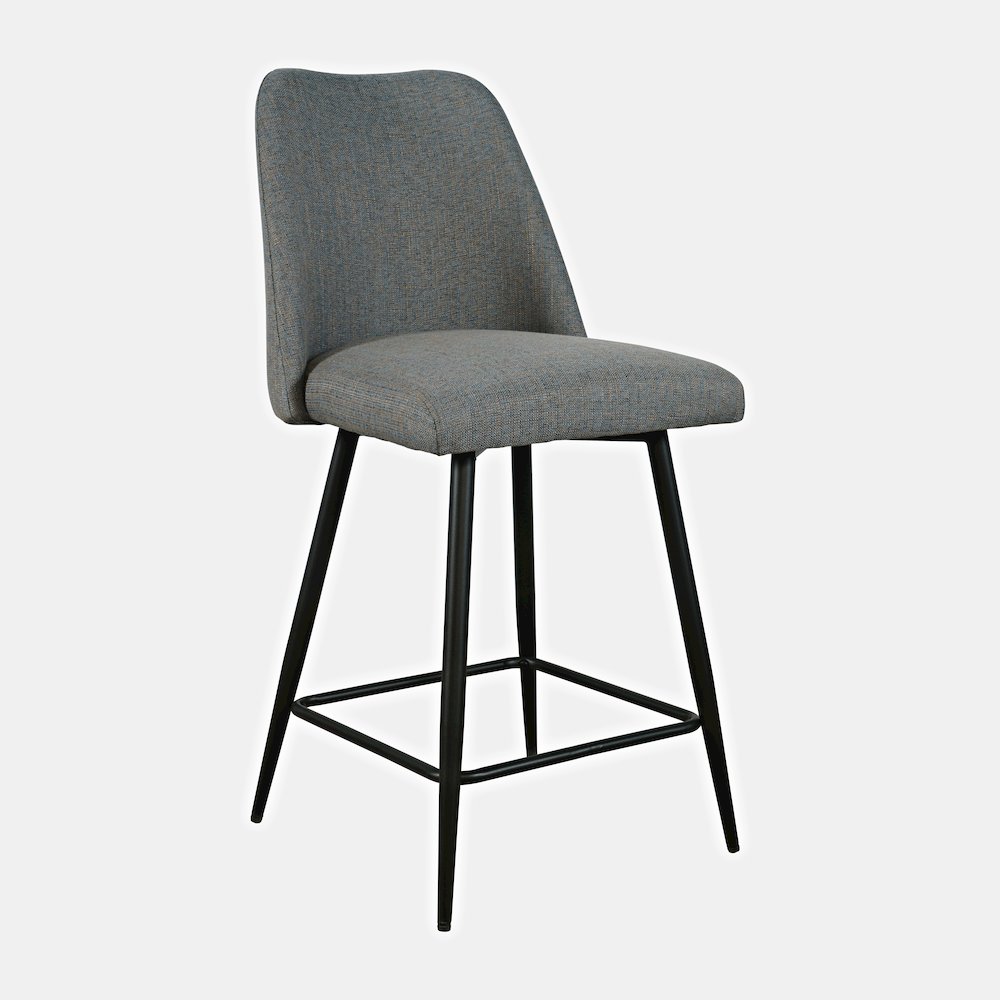 Macey Contemporary Modern Upholstered Counter Barstool (Set of 2). Picture 3