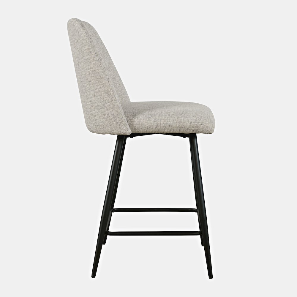 Macey Contemporary Modern Upholstered Counter Barstool (Set of 2). Picture 4