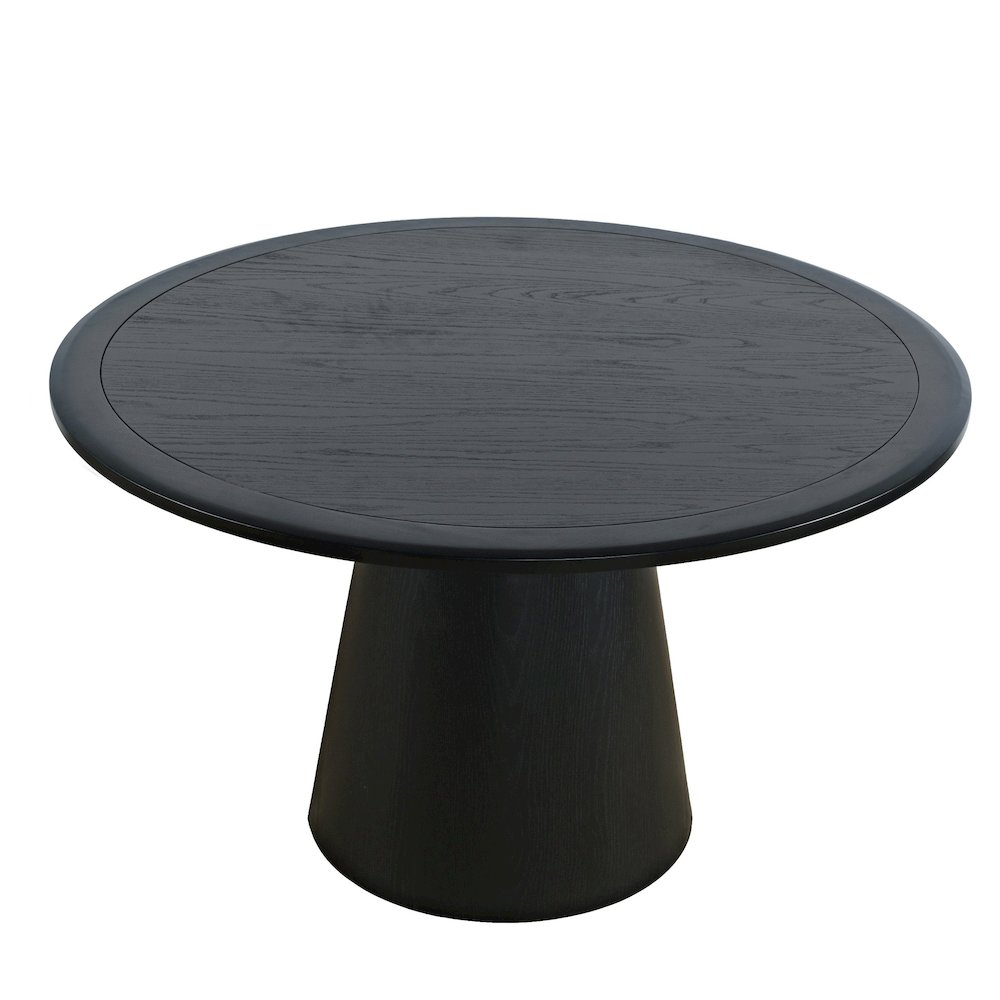 Nash Mid-Century Modern 50" Round Pedestal Dining Table. Picture 3