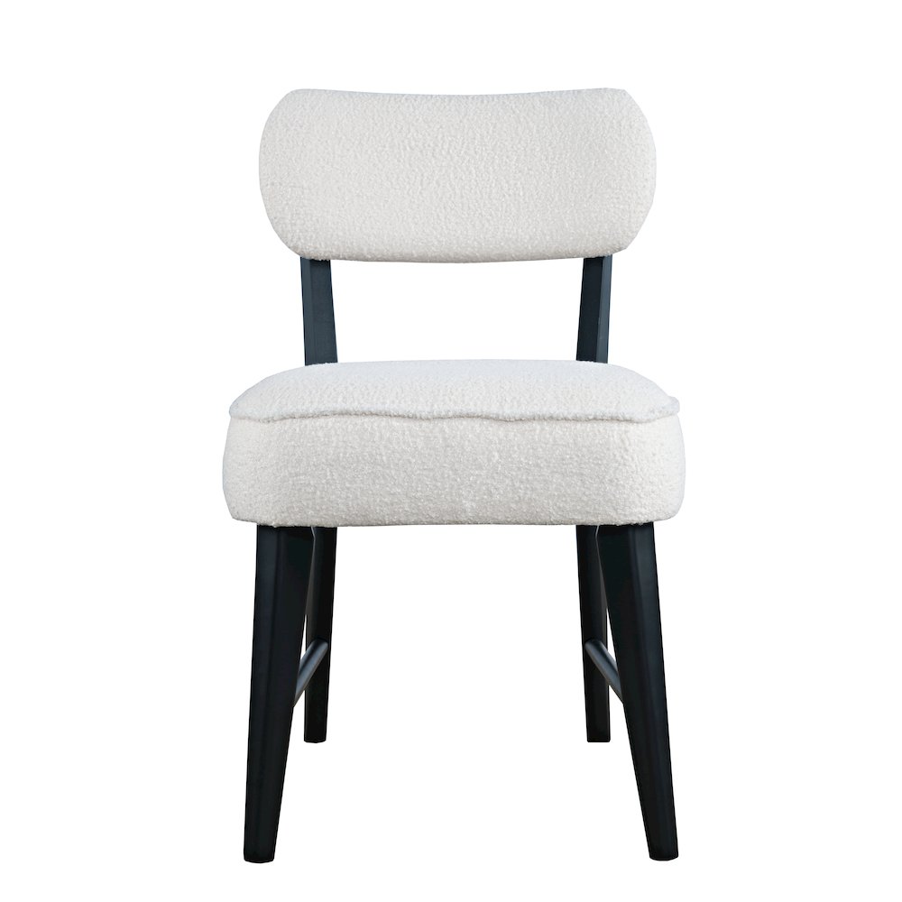 Wes Mid-Century Modern Boucle Upholstery Dining Chair (Set of 2). Picture 1
