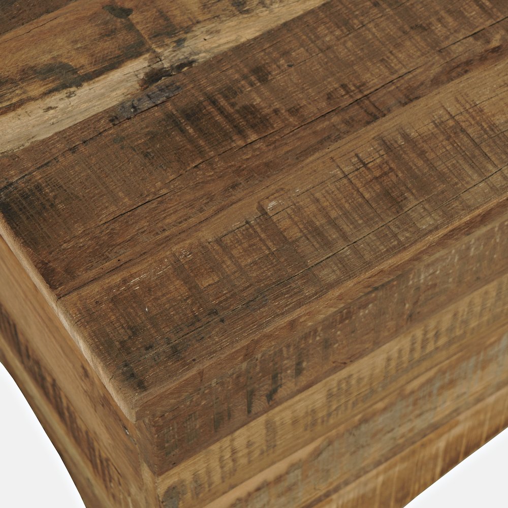 Reclamation 36" Rustic Reclaimed Solid Wood Storage Chest Cabinet. Picture 4