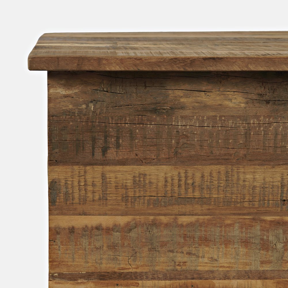 Reclamation 36" Rustic Reclaimed Solid Wood Storage Chest Cabinet. Picture 5
