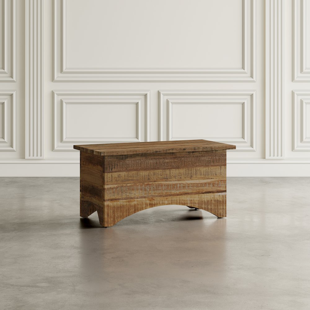 Reclamation 36" Rustic Reclaimed Solid Wood Storage Chest Cabinet. Picture 11