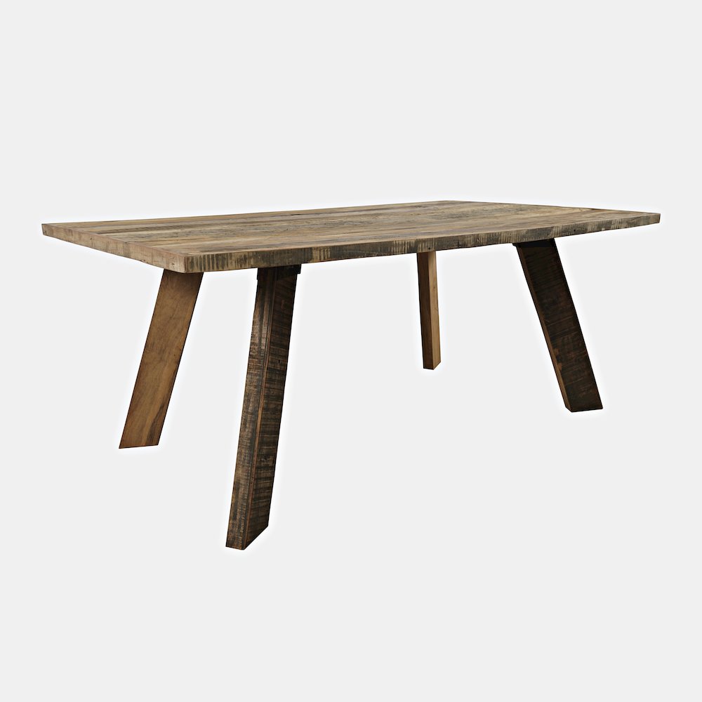 Reclamation 72" Rustic Reclaimed Solid Wood Dining Table. Picture 3